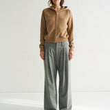 Jamie Haller - The Triple Pleat Trouser in Pepper