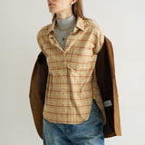 Jamie Haller - The Weekend Shirt in Honey Plaid