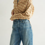 Jamie Haller - The Weekend Shirt in Honey Plaid