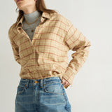 Jamie Haller - The Weekend Shirt in Honey Plaid
