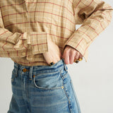 Jamie Haller - The Weekend Shirt in Honey Plaid