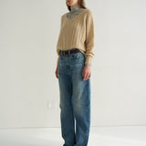 Jamie Haller - The Cable V Fave in Creme