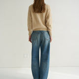 Jamie Haller - The Cable V Fave in Creme