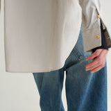 Jamie Haller - The Weekend Shirt in Tan Stripe