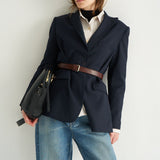 Jamie Haller - The Julius Blazer in Dark Navy