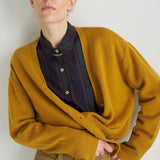 Jamie Haller - The Welt Pocket Cashmere Cardigan in Gold