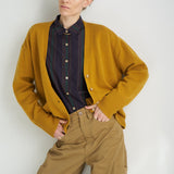 Jamie Haller - The Welt Pocket Cashmere Cardigan in Gold