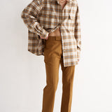 Jamie Haller - The Big Shirt in Gold Plaid