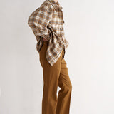 Jamie Haller - The Big Shirt in Gold Plaid