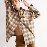Jamie Haller - The Big Shirt in Gold Plaid
