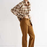 Jamie Haller - The Big Shirt in Gold Plaid