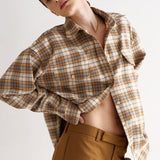 Jamie Haller - The Big Shirt in Gold Plaid