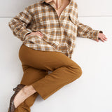 Jamie Haller - The Big Shirt in Gold Plaid