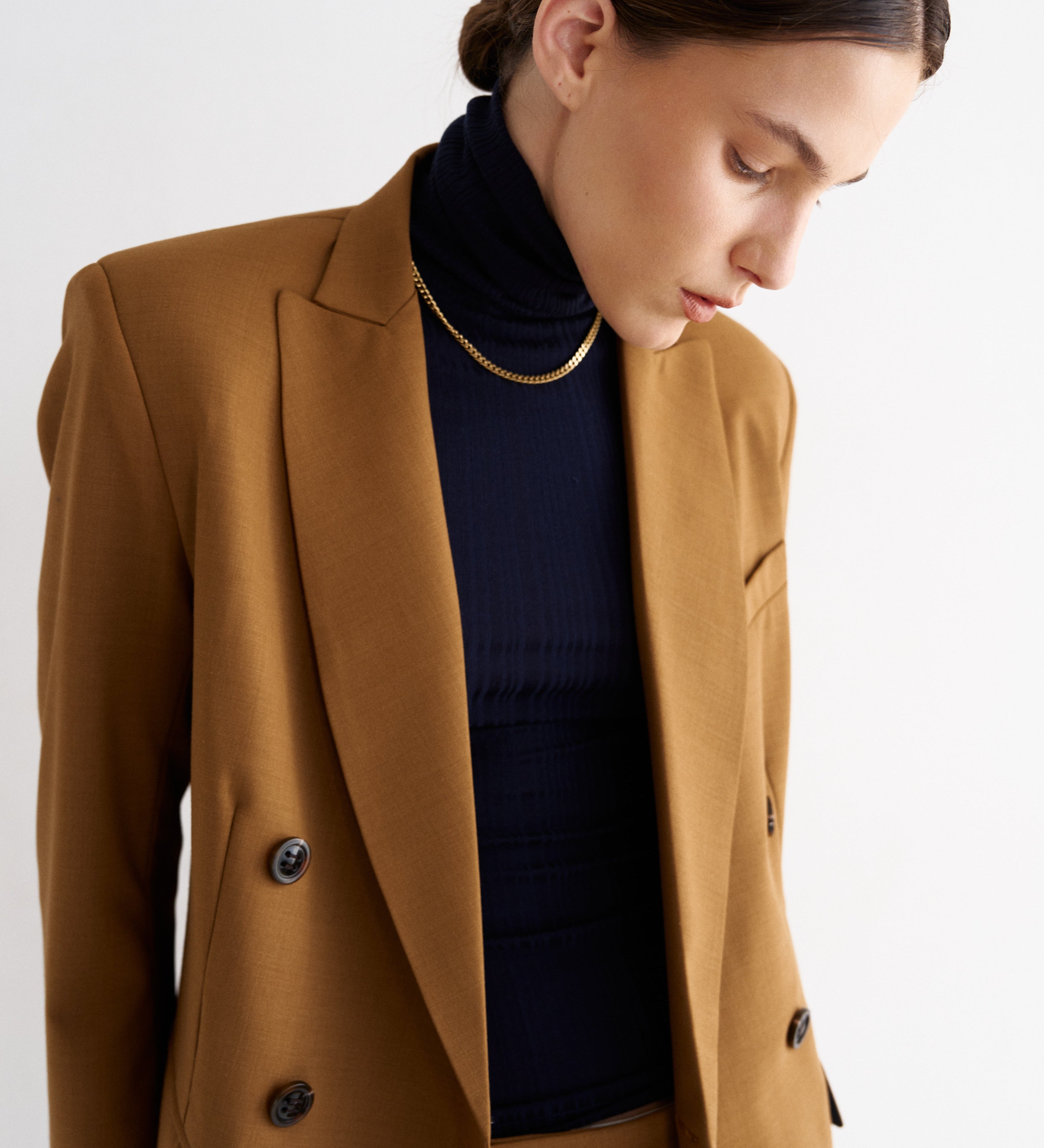 Jamie Haller - The Rib Turtleneck in Navy