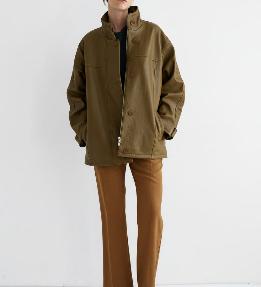 Jamie Haller - The Minimal Anorak Jacket in Olive