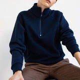 Jamie Haller - The Quarter Zip in Navy