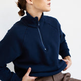 Jamie Haller - The Quarter Zip in Navy