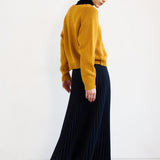 Jamie Haller - The Accordion Skirt in Navy
