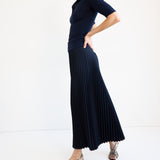Jamie Haller - The Accordion Skirt in Navy