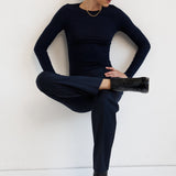 Jamie Haller - The Long Rib Tee in Navy