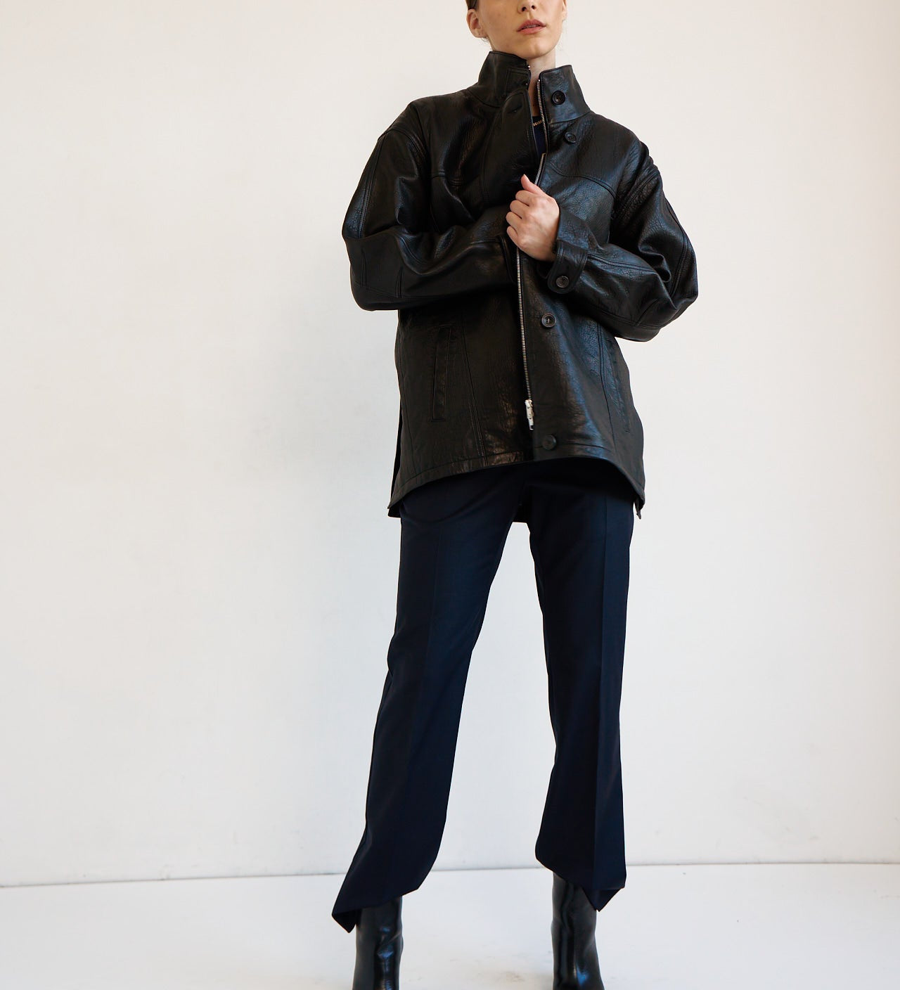 Jamie Haller - The Minimal Anorak Jacket in Black