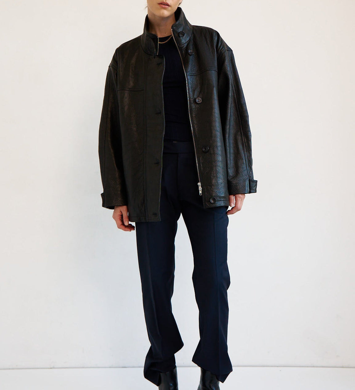 Jamie Haller - The Minimal Anorak Jacket in Black