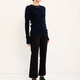 Jamie Haller - The Rib Slim Sweater in Navy