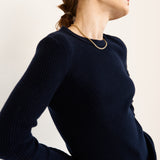 Jamie Haller - The Rib Slim Sweater in Navy