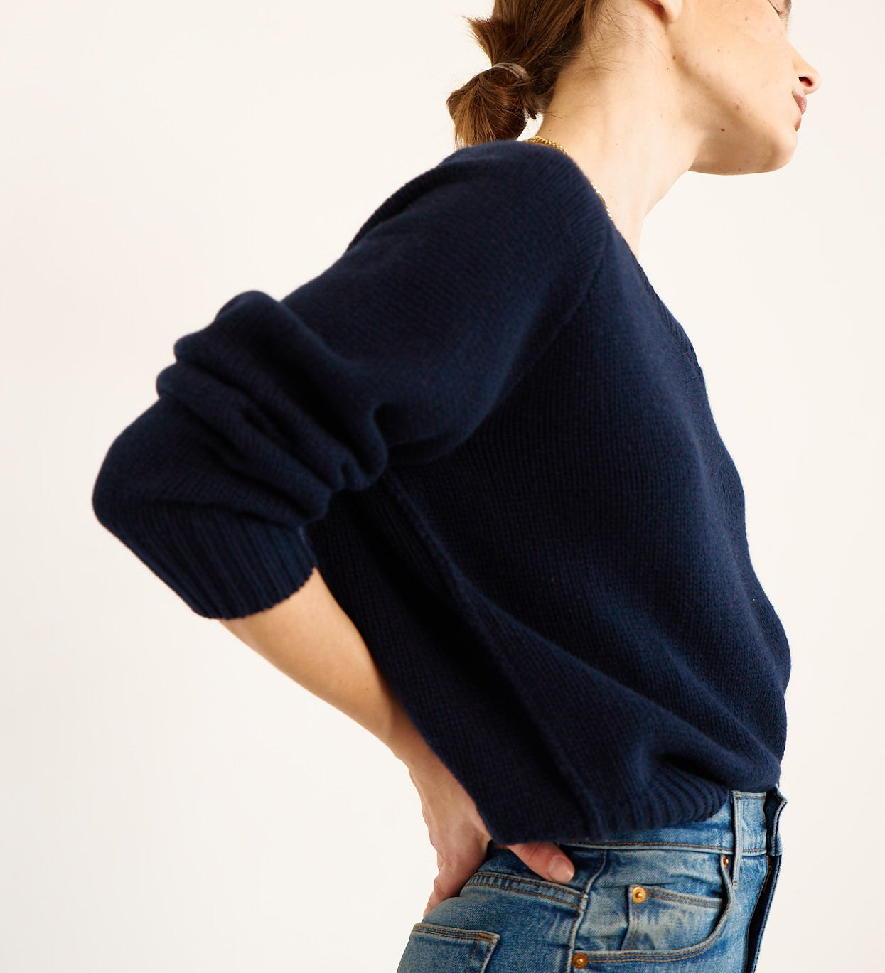 Jamie Haller - The V Fave in Navy