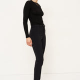 Jamie Haller - The Long Rib Tee in Black