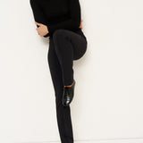 Jamie Haller - The Long Rib Tee in Black