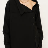 Jamie Haller - The Asymmetry Shirt in Black