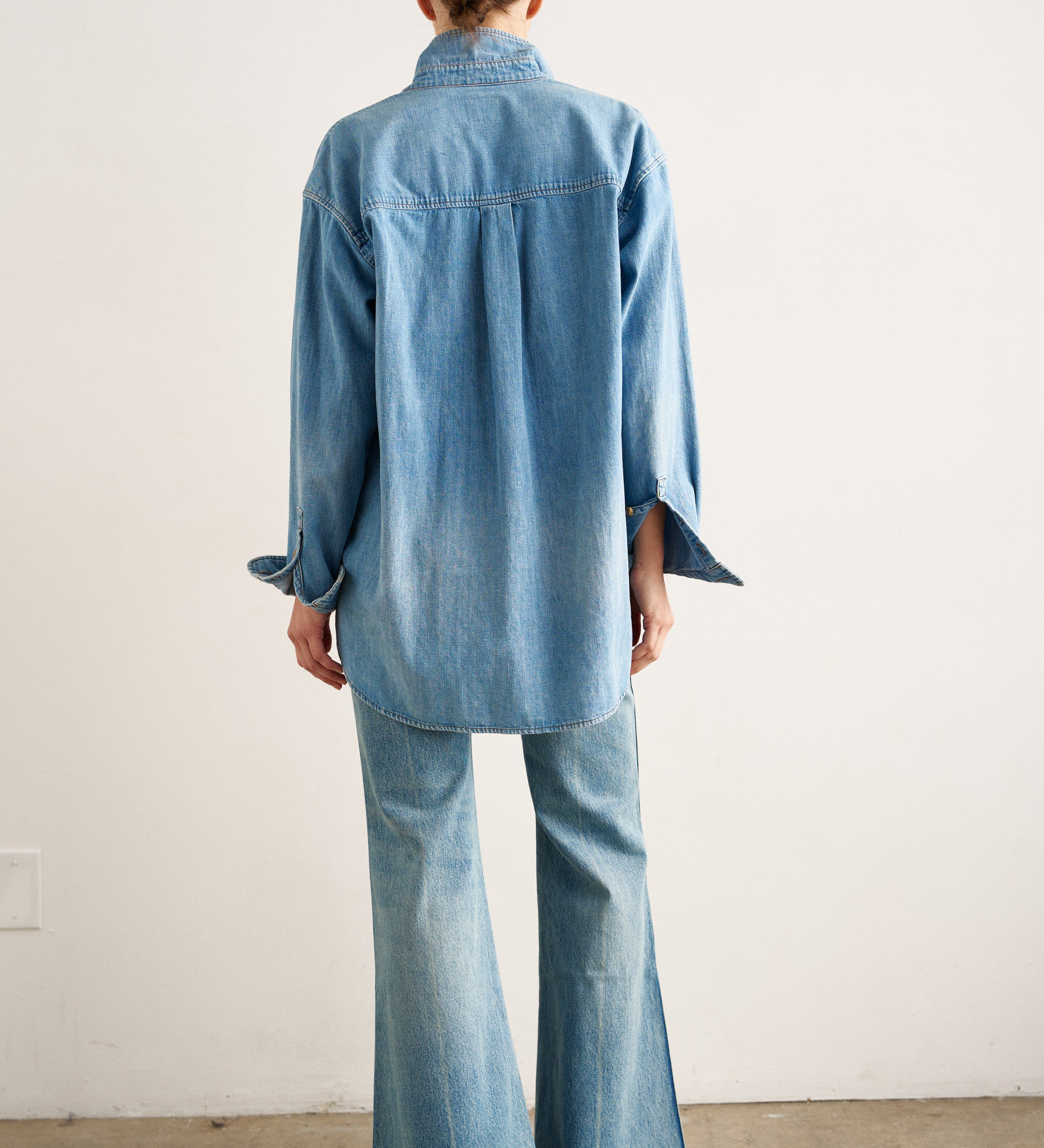 Jamie Haller - The Essential Denim Shirt in Timeworn Indigo