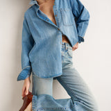 Jamie Haller - The Essential Denim Shirt in Timeworn Indigo