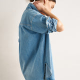 Jamie Haller - The Essential Denim Shirt in Timeworn Indigo