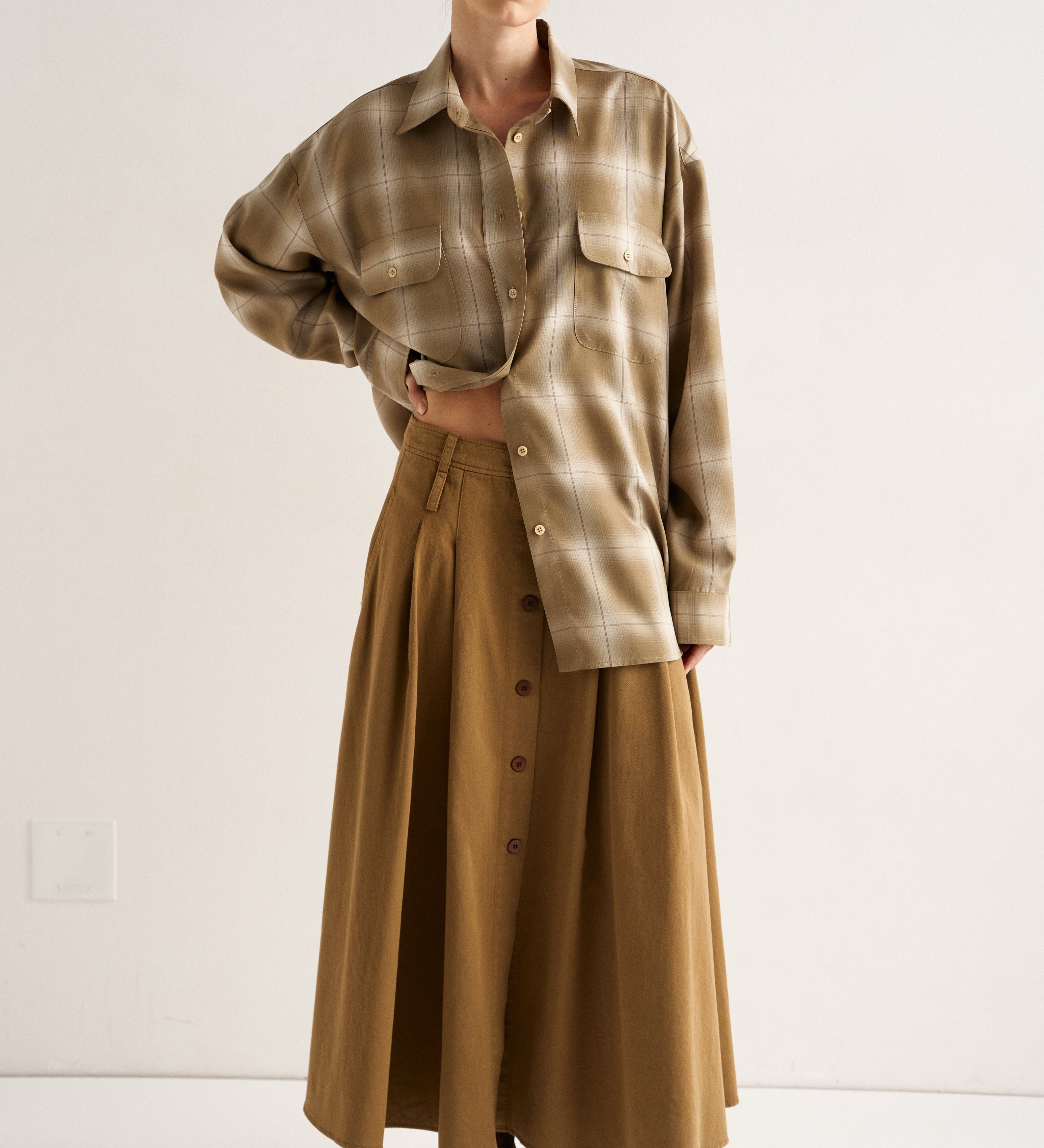 Jamie Haller - The Venetian Skirt in Camel