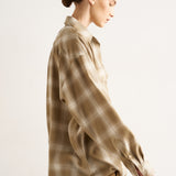 Jamie Haller - The Big Shirt in Olive Plaid