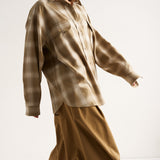 Jamie Haller - The Big Shirt in Olive Plaid