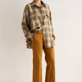 Jamie Haller - The Big Shirt in Olive Plaid