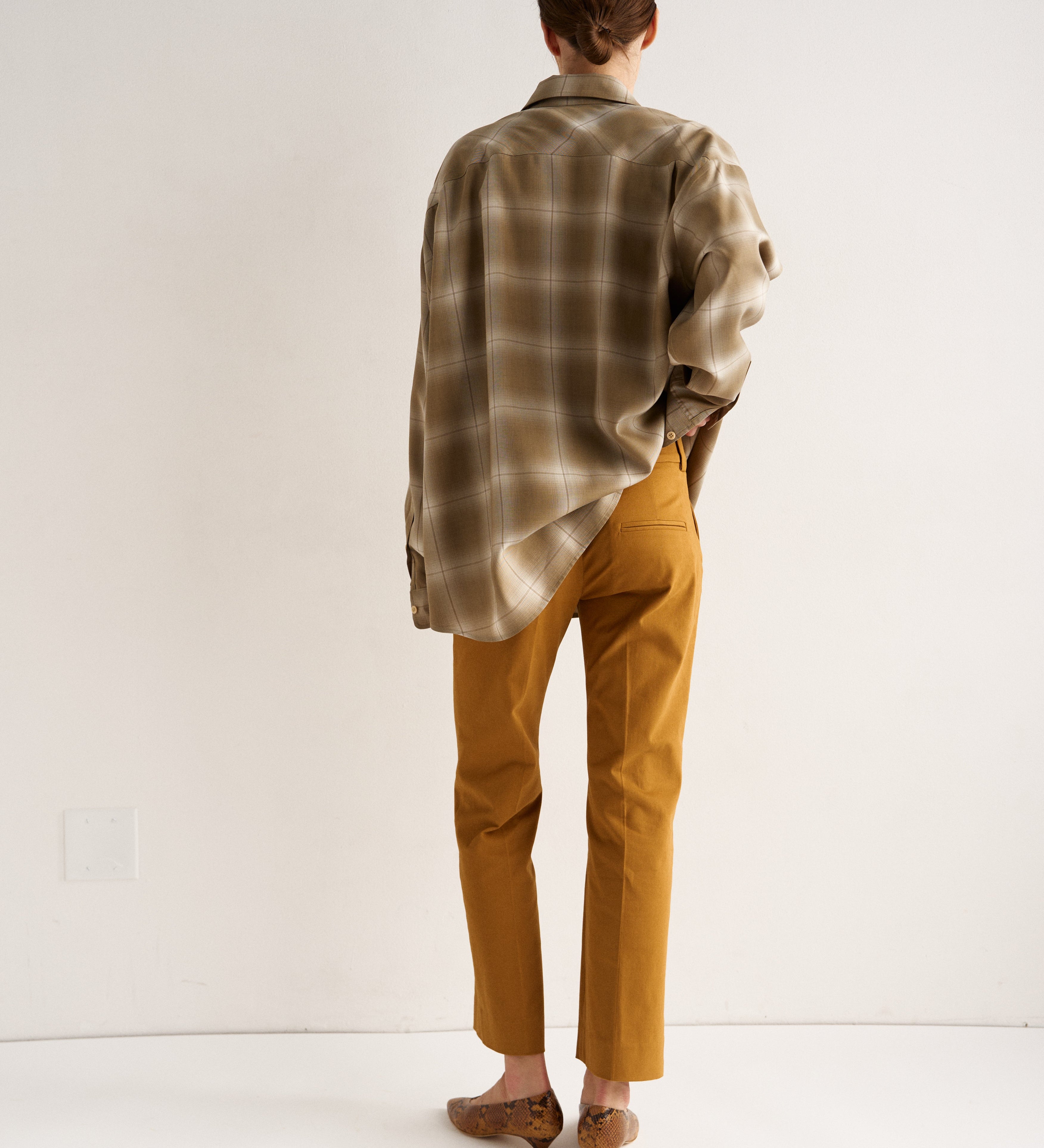 Jamie Haller - The Kick Trouser in Mustard