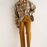 Jamie Haller - The Big Shirt in Olive Plaid