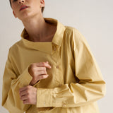Jamie Haller - The Asymmetry Shirt in Yellow Baby Stripe