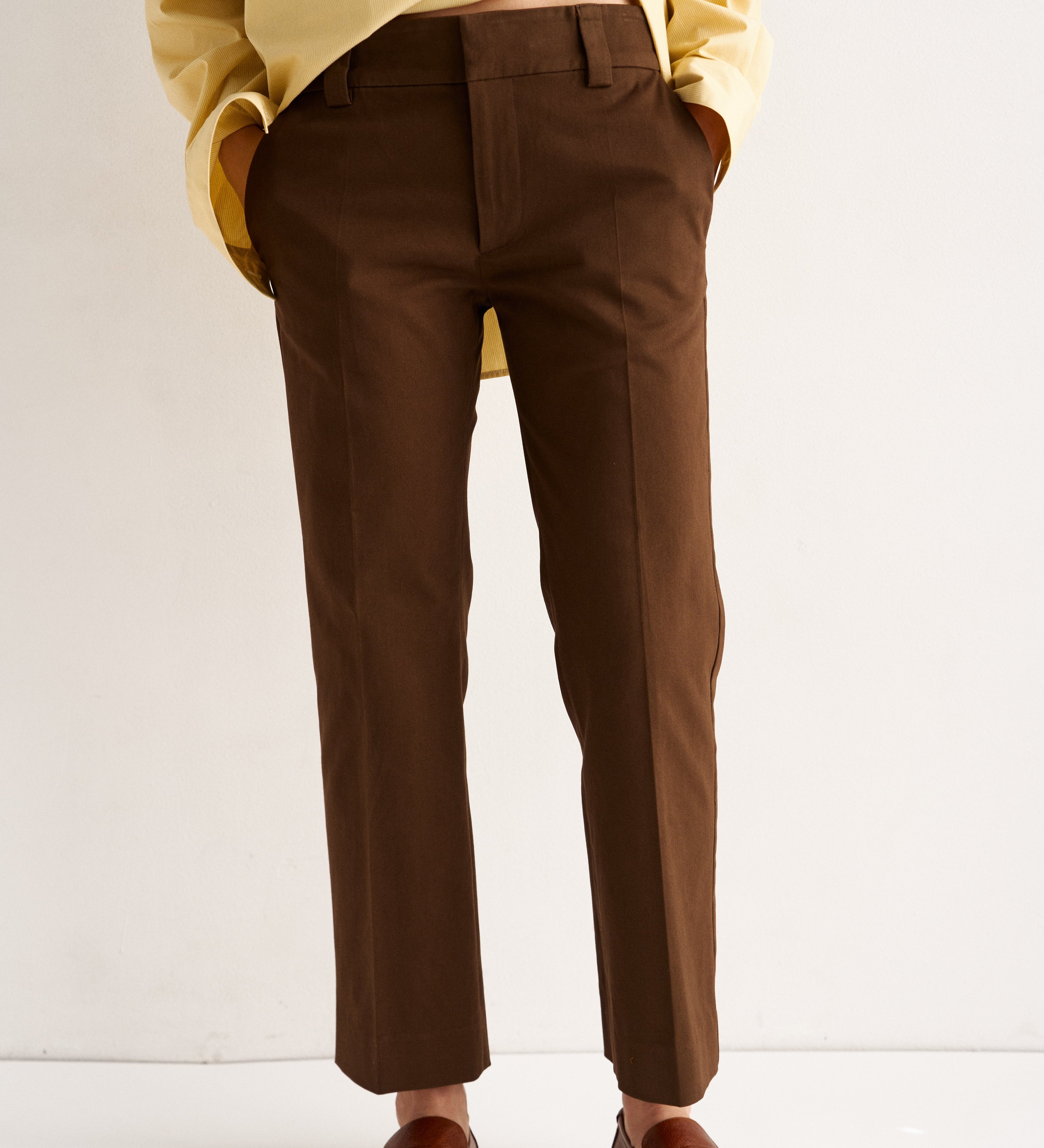 Jamie Haller - The Kick Trouser in Brown