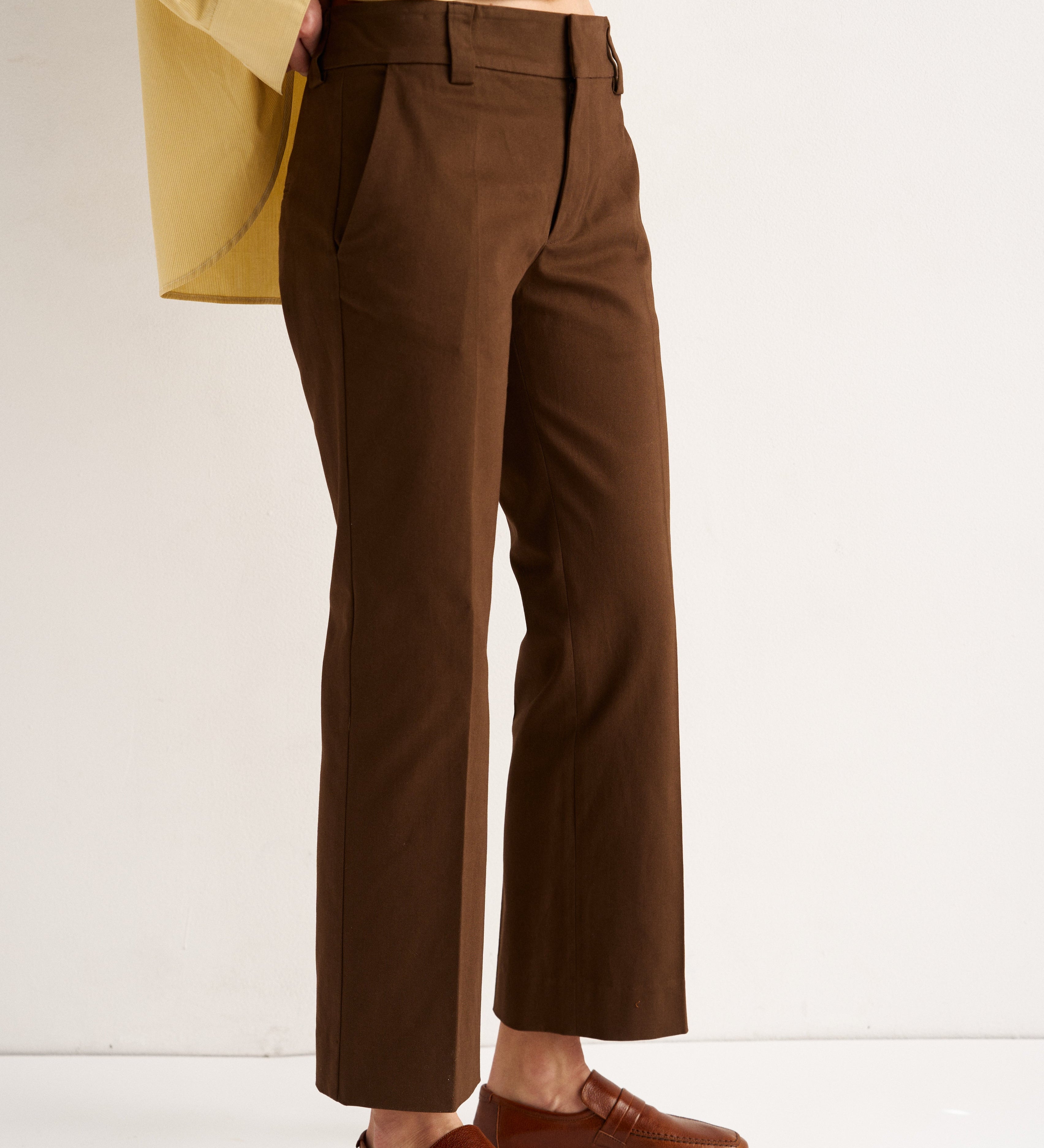 Jamie Haller - The Kick Trouser in Brown