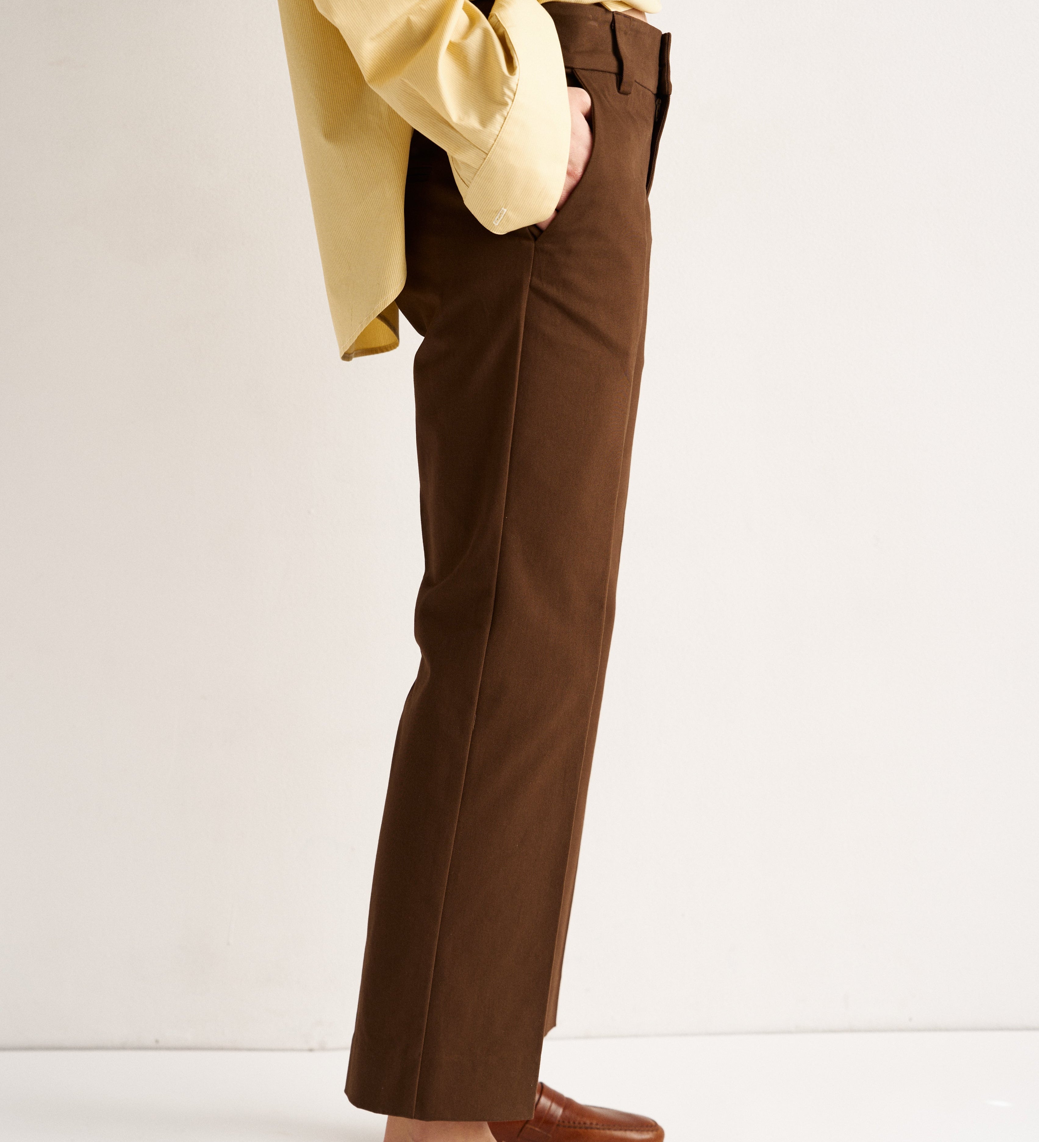 Jamie Haller - The Kick Trouser in Brown
