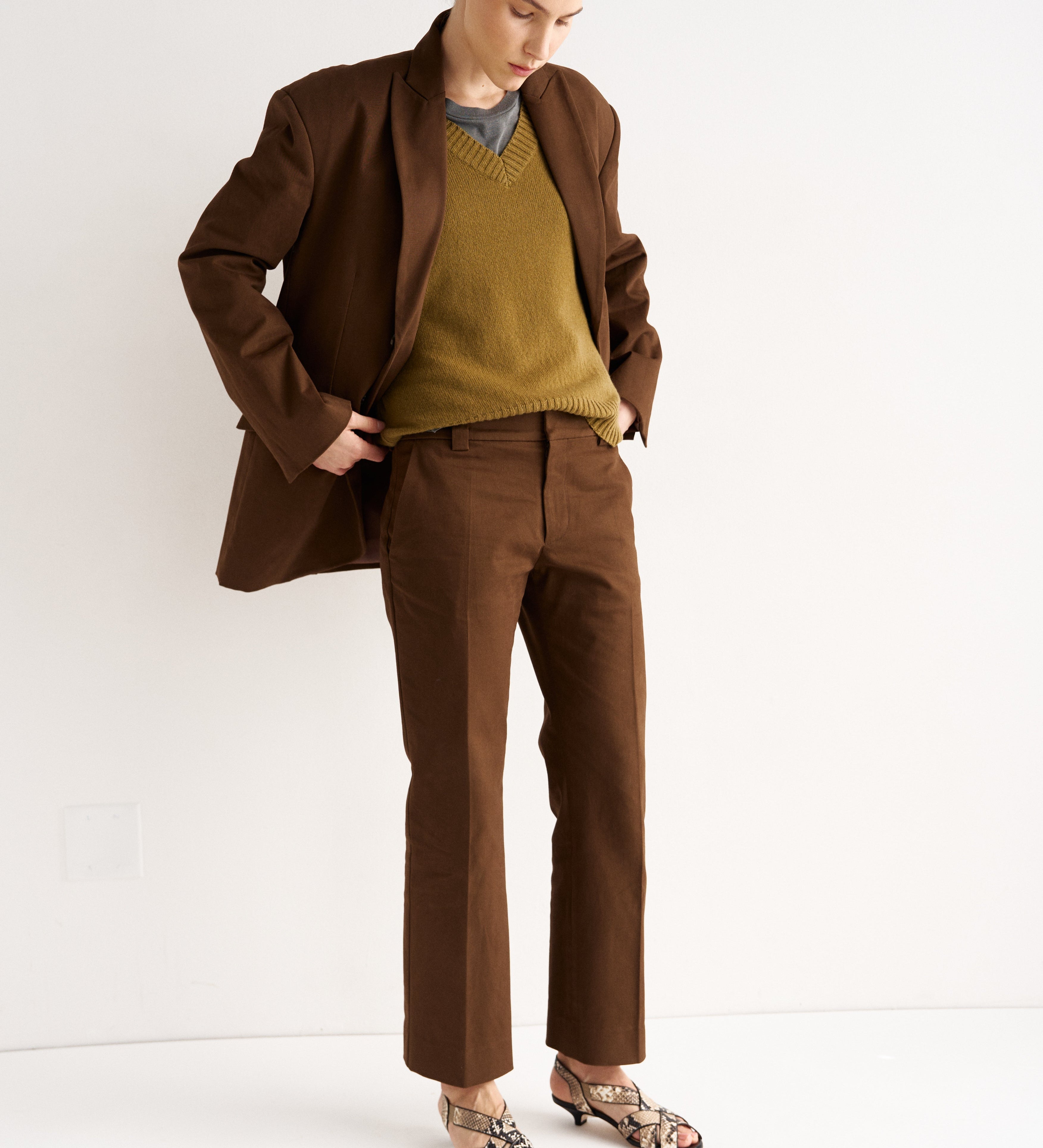 Jamie Haller - The Oversized Blazer in Brown