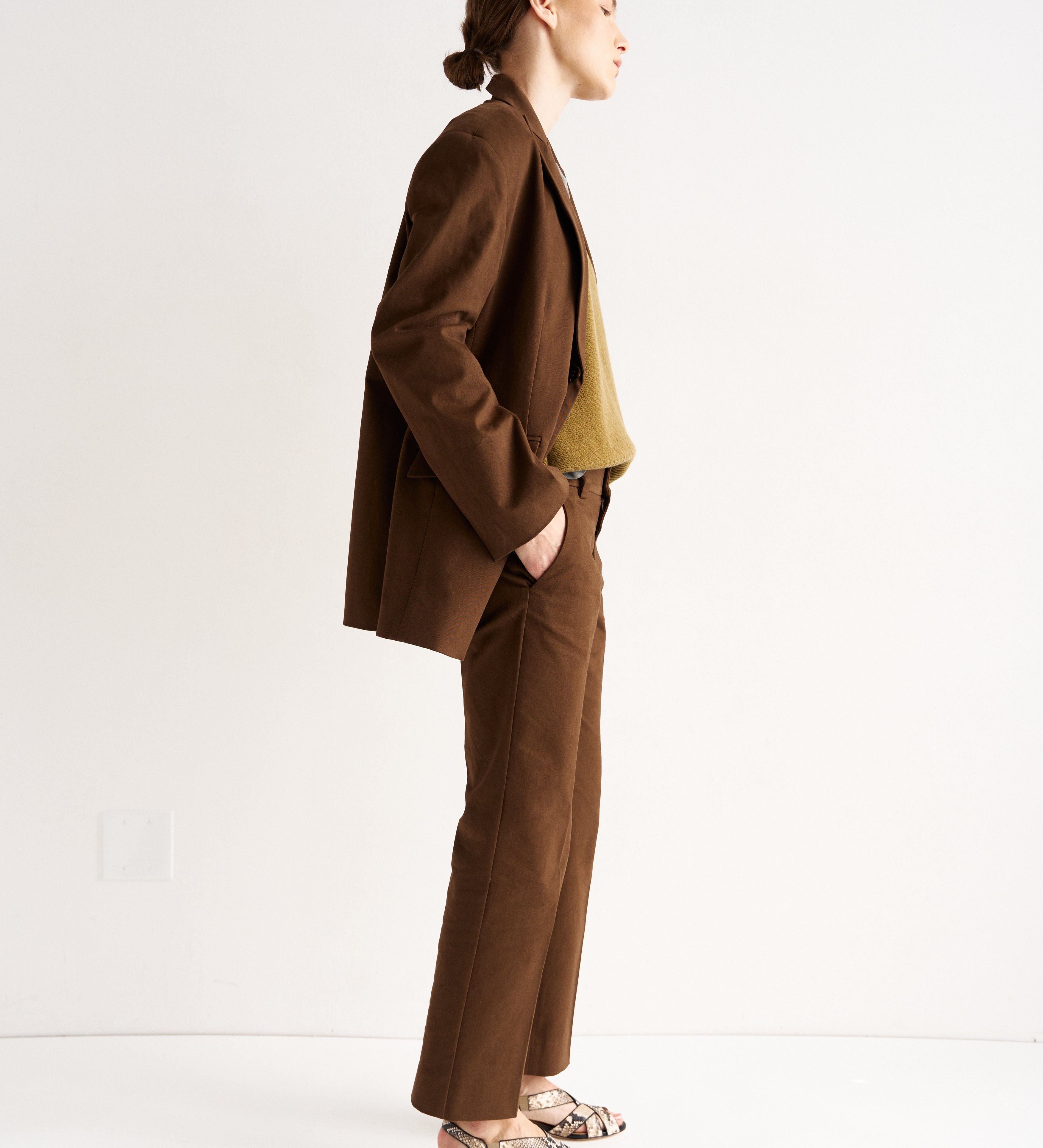 Jamie Haller - The Oversized Blazer in Brown