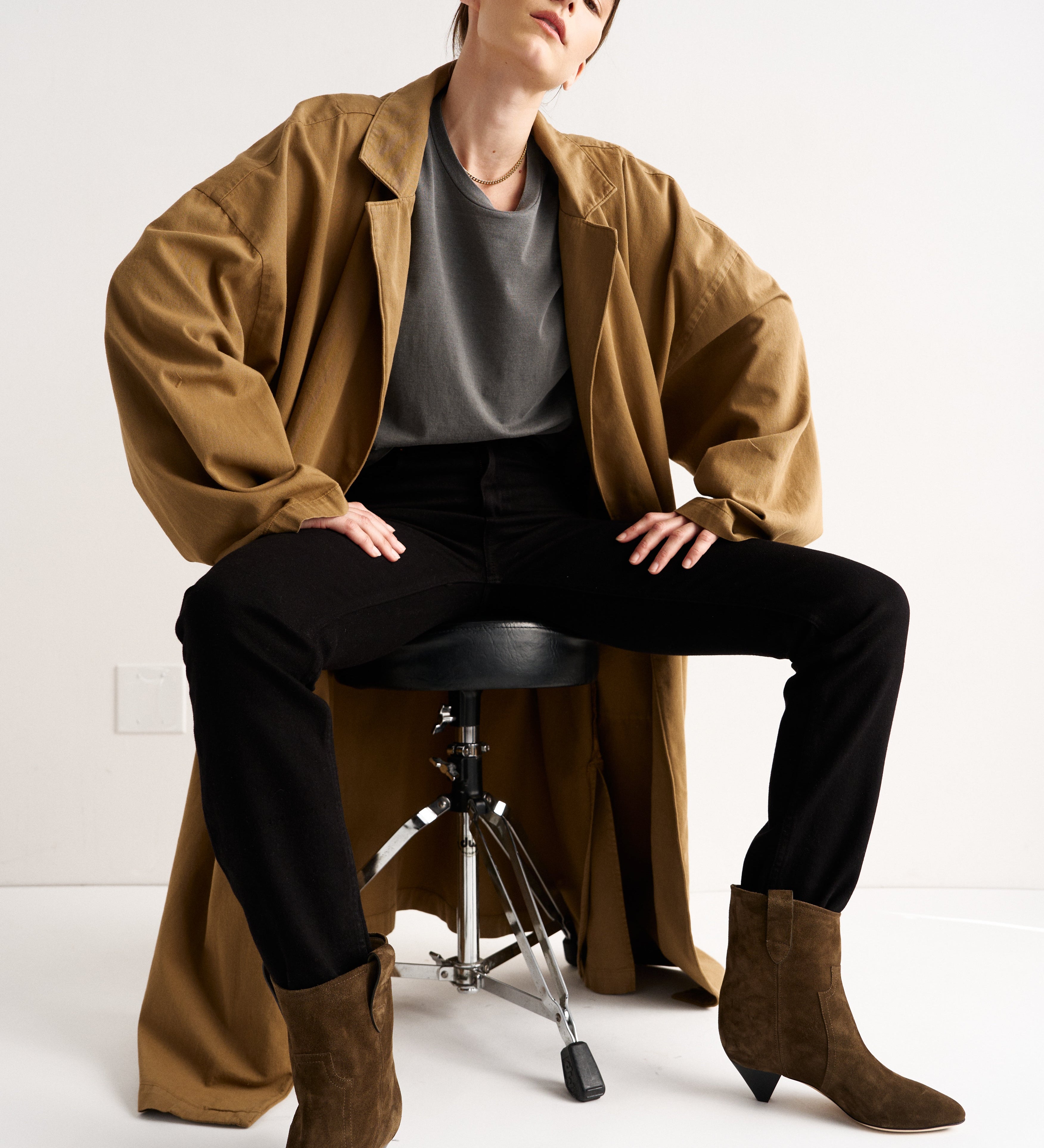 Jamie Haller - The Slim Stovepipe Jean in Black