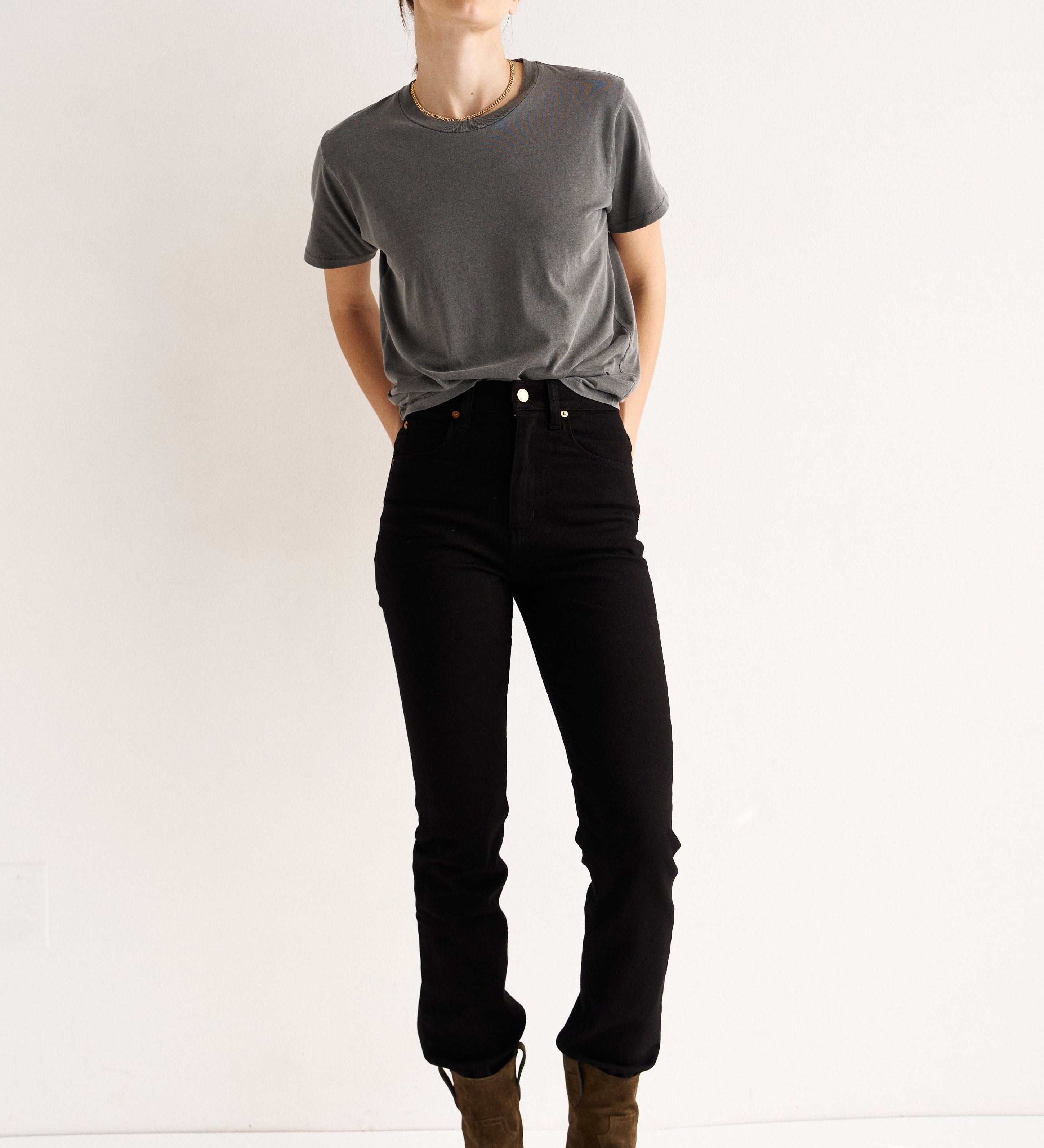 Jamie Haller - The Slim Stovepipe Jean in Black