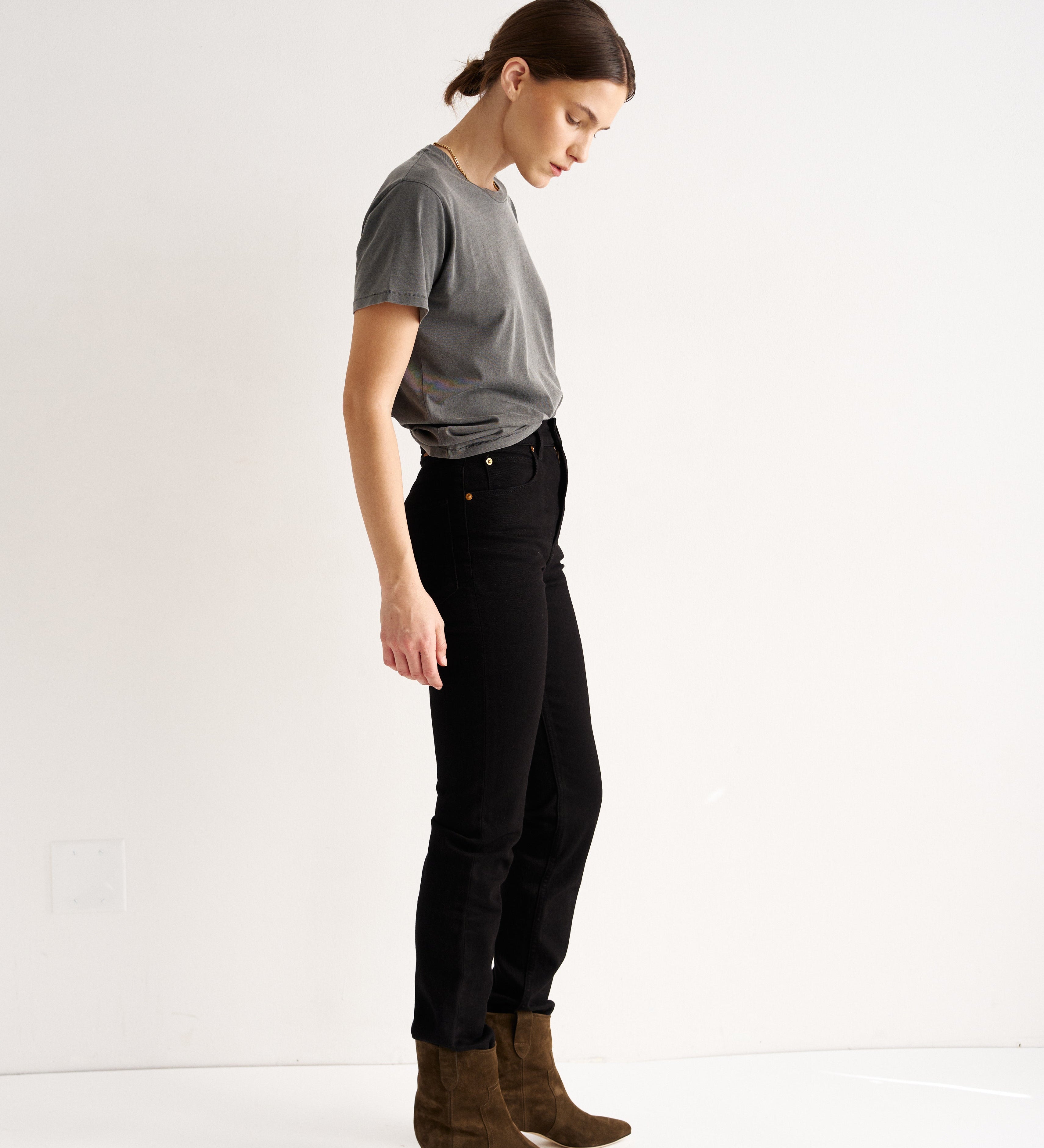 Jamie Haller - The Chameleon Tee in Pigment Black